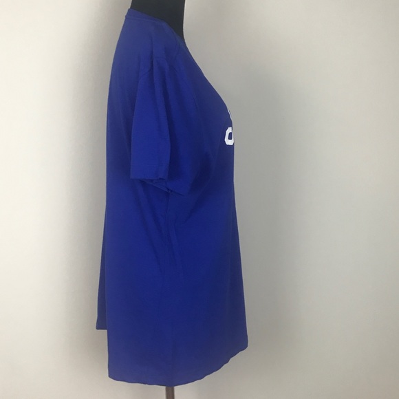 NIKE short sleeved blue scored graphic top XL - Picture 4 of 6